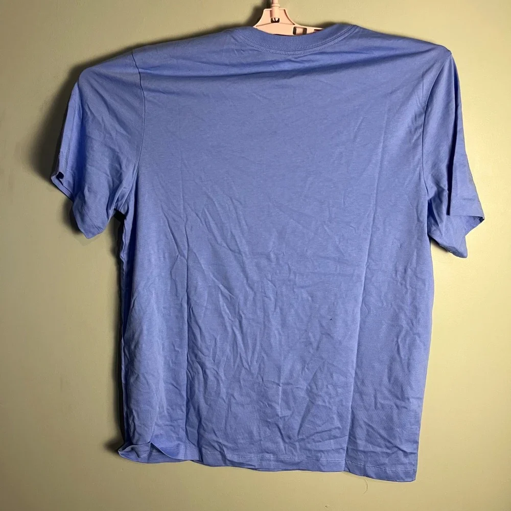 NWT Nike Air Mens Graphic T-Shirt Light‎ Blue Large